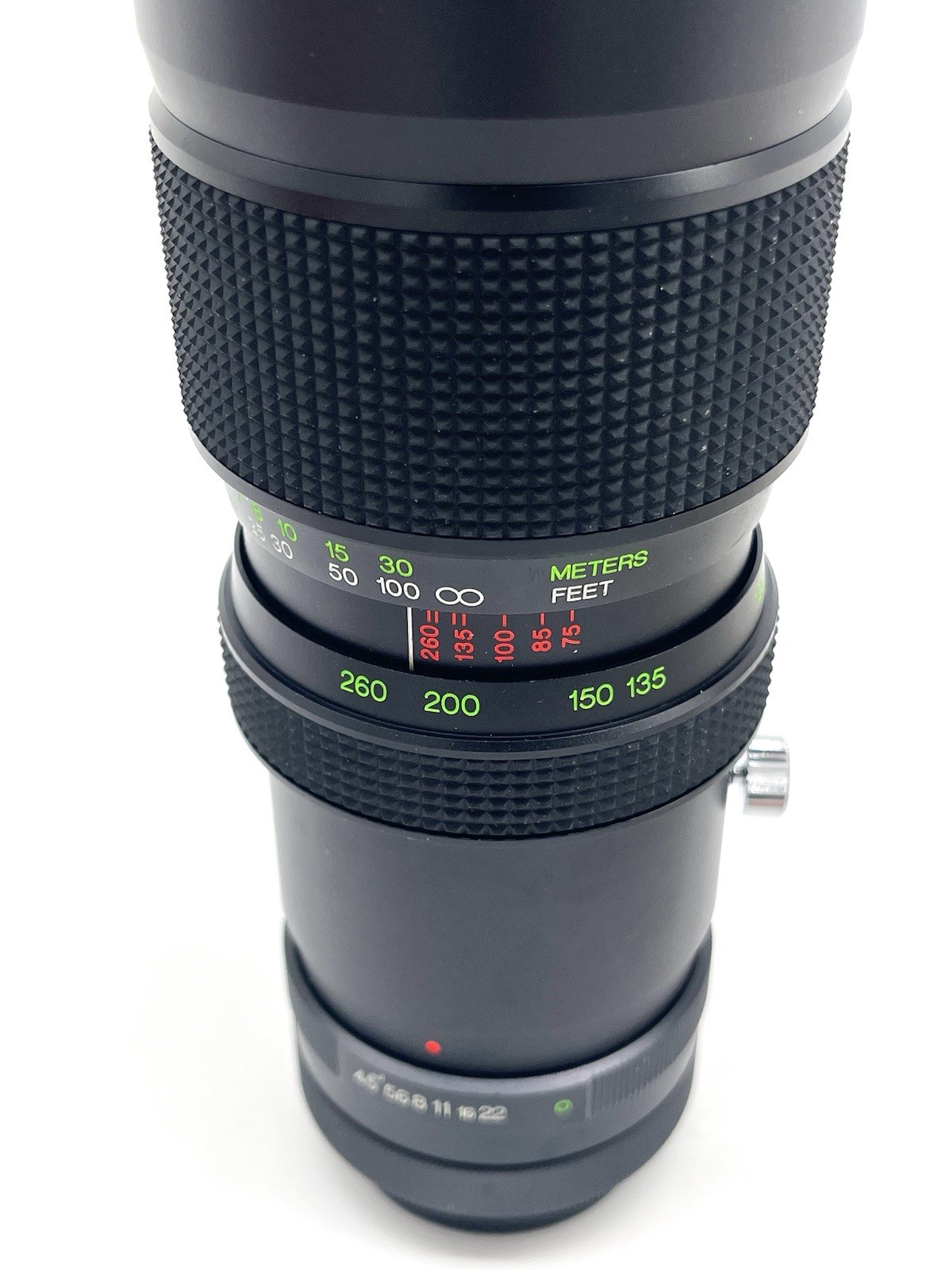 Vivitar Lens 75-260mm 1 4.5 Auto Zoom Camera Attachment Black Made In Japan