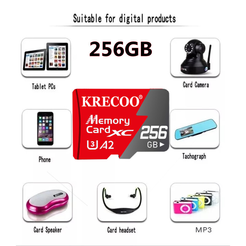 High Speed Memory for Micro SD Card 128GB 256GB TF Card Ultra Class 10 Lot