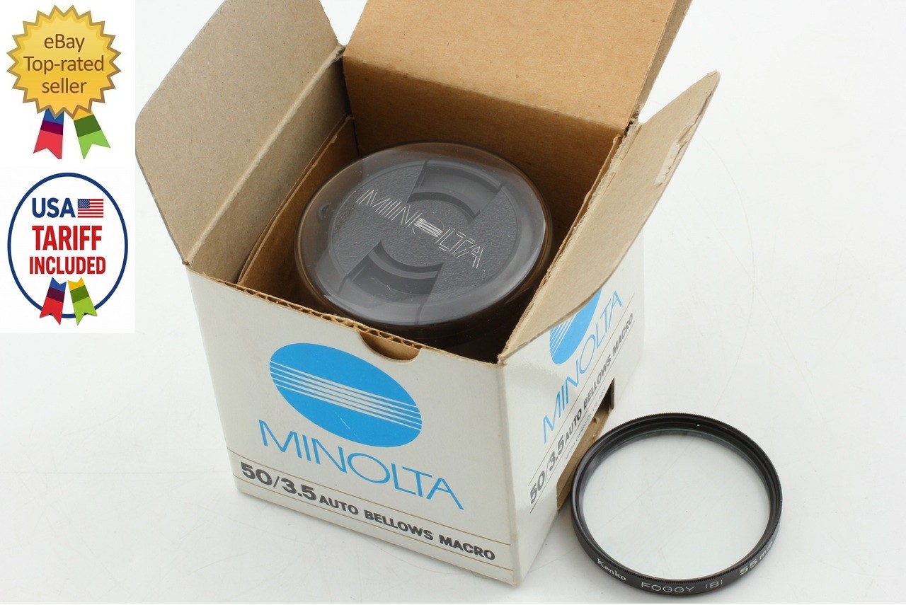 [MINT in BOX ] MINOLTA AUTO BELLOWS MACRO 50MM F/3.5 LENS FOR MD / MC From JAPAN