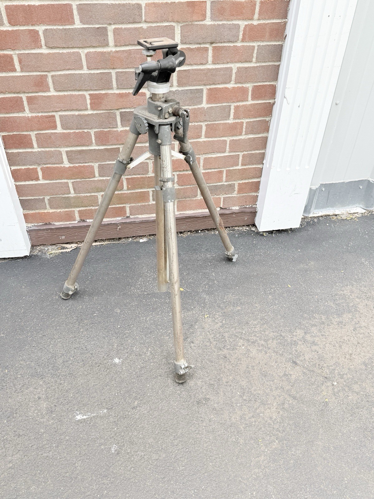 Vintage Majestic Tripod with Pan Tilt Head Heavy Duty Large Format Camera Stand