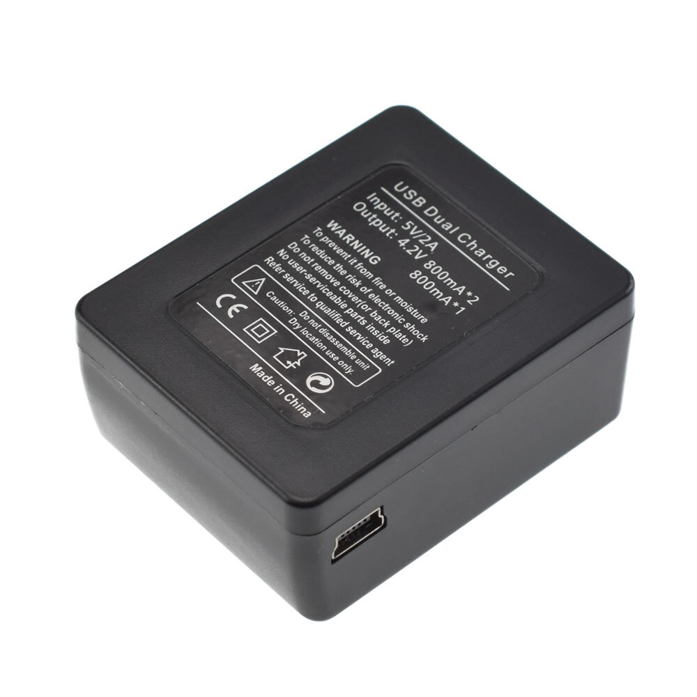 4Pcs 3.7V 900mah Li-ion Battery + Dual Charger for SJ4000 Action Sport Cam OS480