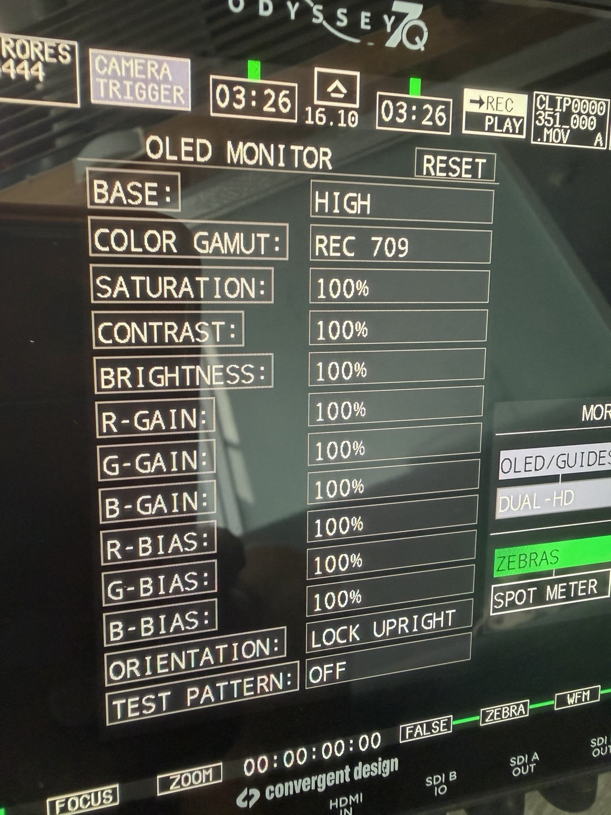Convergent Design Odyssey7Q 4K Video Recorder Monitor RAW LICENSE CD SSD 512GB 3
