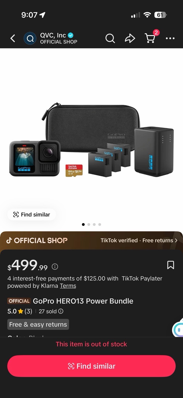 GoPro HERO13 Black Action Camera Extended Power Bundle