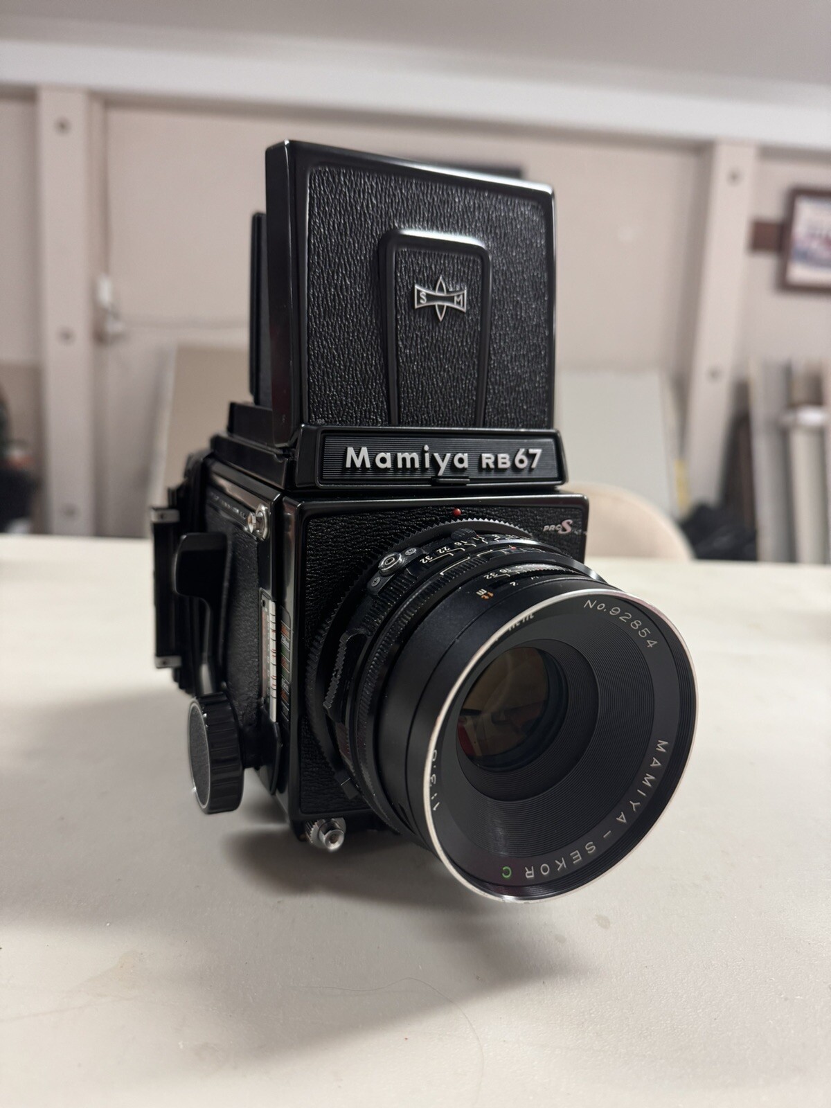 Mamiya RB67 Pro S Medium Format SLR Film Camera with 127mm Lens