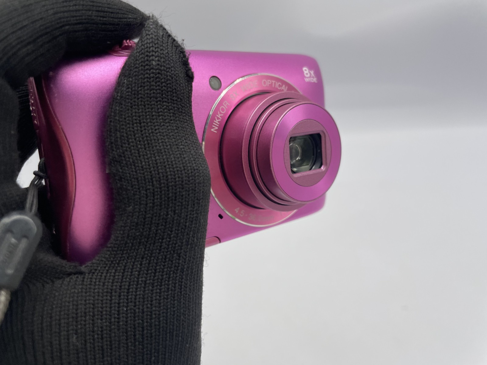 READ Nikon COOLPIX S3700 pink 8x Optical Zoom Compact Digital Camera 2333