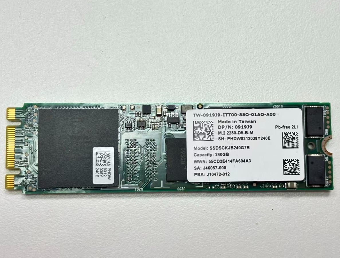 Intel 240GB M.2 2280 SATA III SSD SSDSCKJB240G7R Internal Solid State Drive