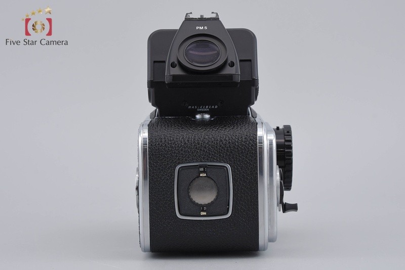 Hasselblad 500C/M Chrome Medium Format SLR Film Camera + PM5 Prism Viewfinder