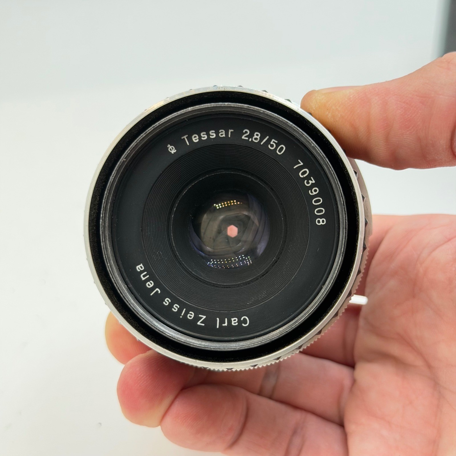 Praktica Nova 35mm SLR Camera with Carl Zeiss Jena Tessar 2.8/50 Lens Vintage