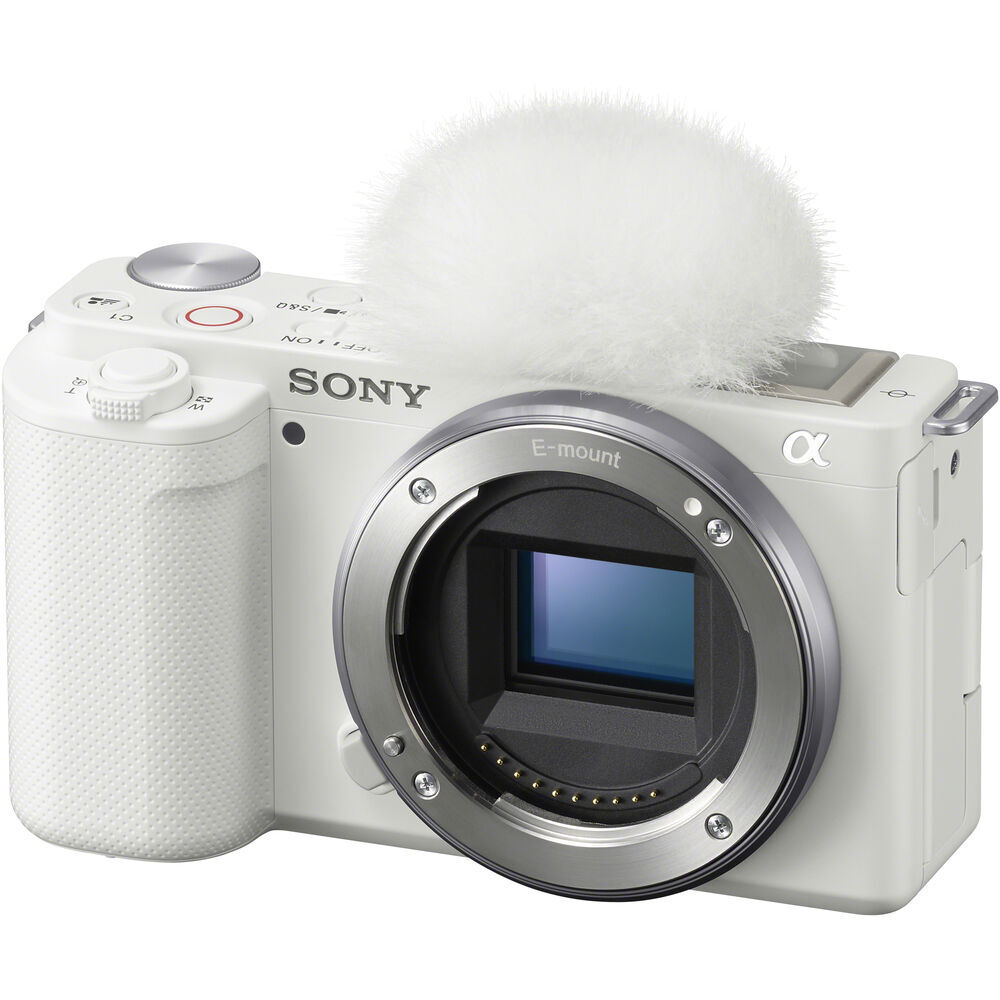 Sony ZV-E10 Vlogging Camera – White – 2 Year Warranty – UK FREE Delivery