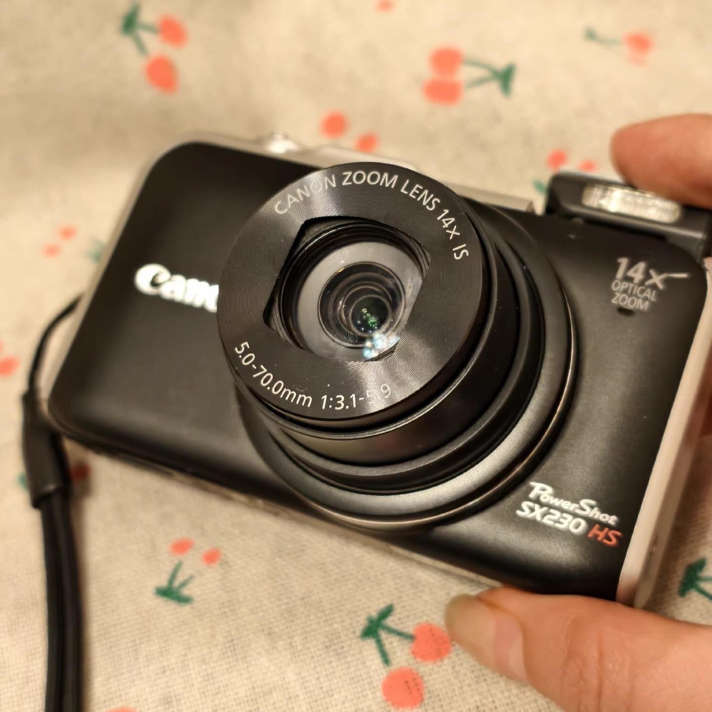 Black Canon PowerShot SX230 HS Digital Camera 12.1MP 14x Optical Zoom English