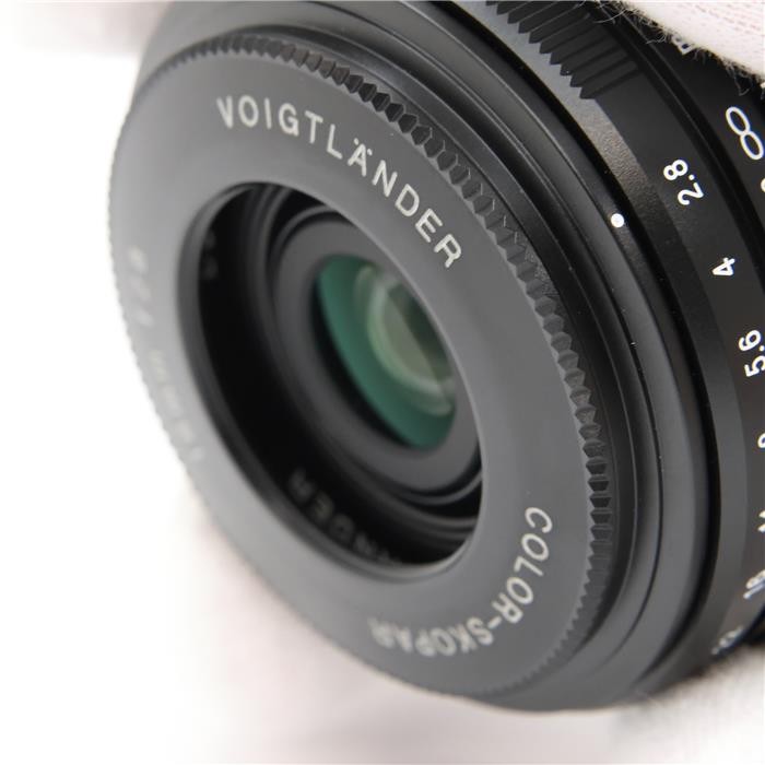 Voigtlander COLOR-SKOPAR 18mm F/2.8 ASPH. Black (for Fuji X) -Near Mint- #567