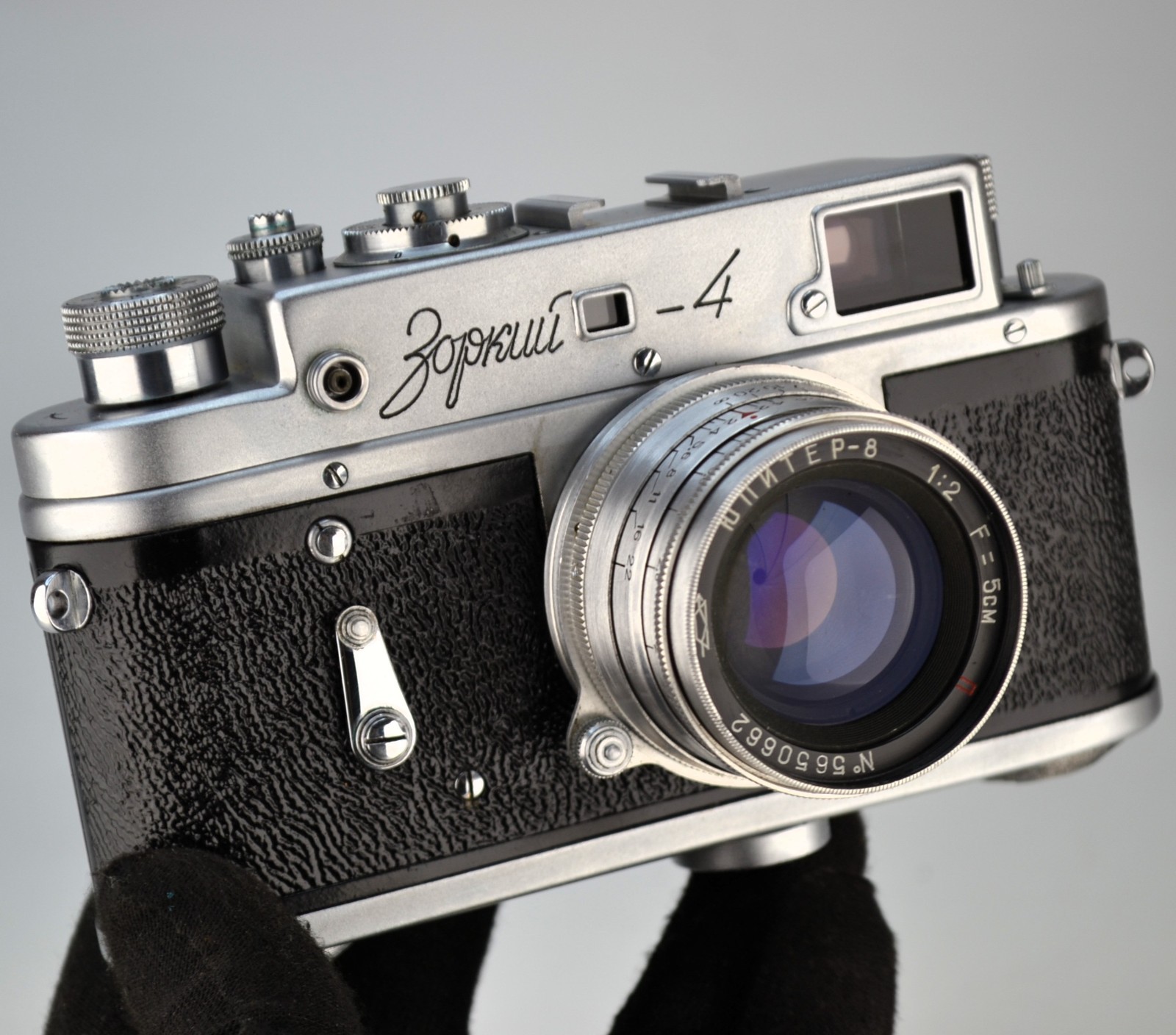 FULLY SERVICED! EARLY 1957 USSR “ZORKI 4” RF CAMERA + JUPITER-8 lens M39 (082)