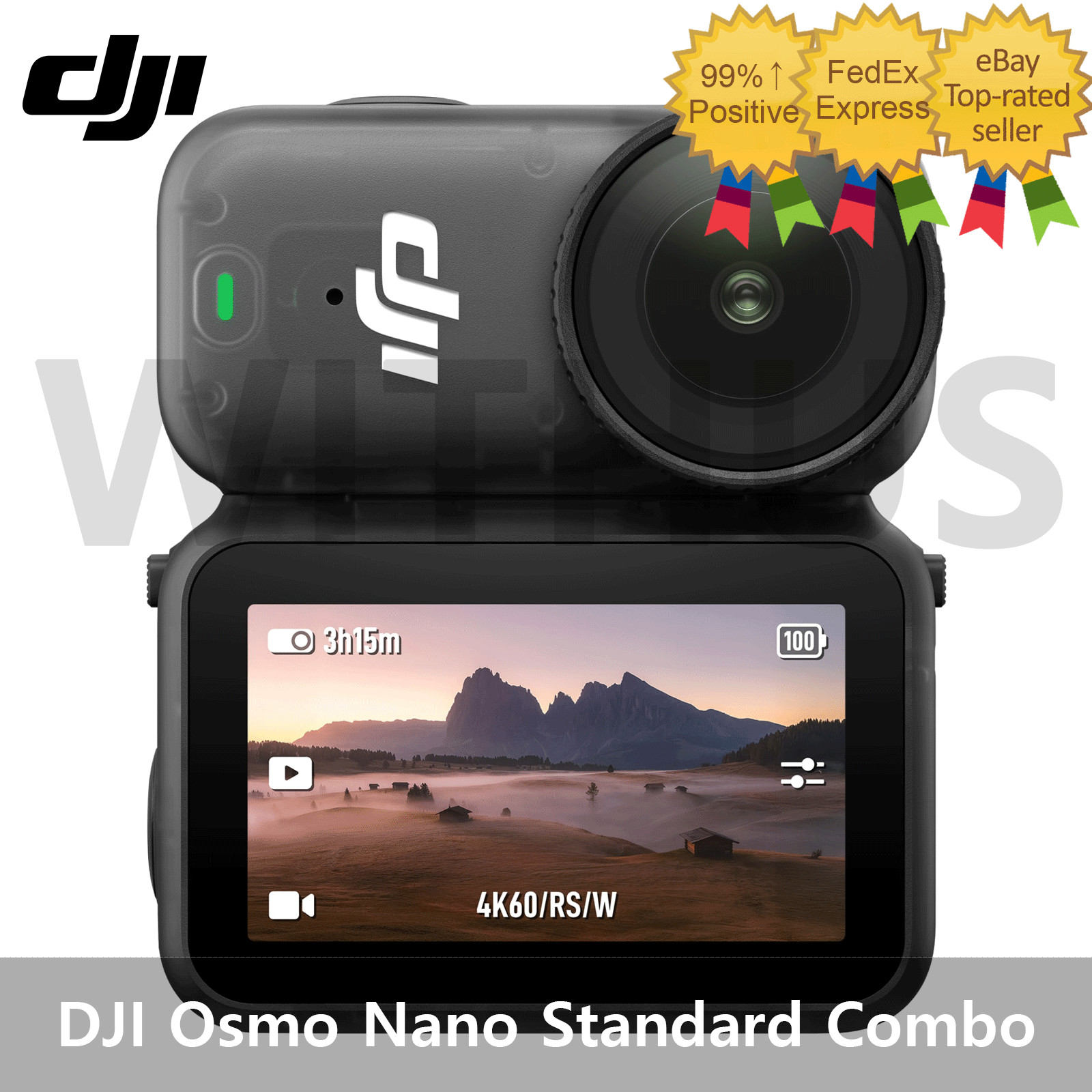 DJI Osmo Nano Standard Combo (128GB) / No Tariffs In US=