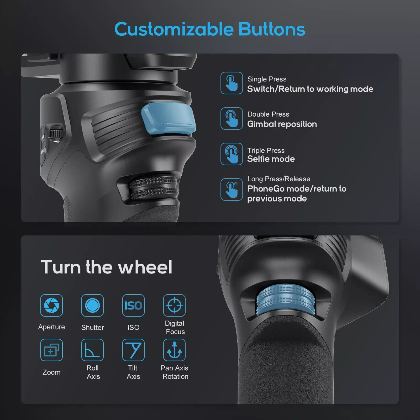 ZHIYUN Cinepeer WEEBILL 3E Handheld 3-Axis Gimbal Stabilizer for DSLR Cameras
