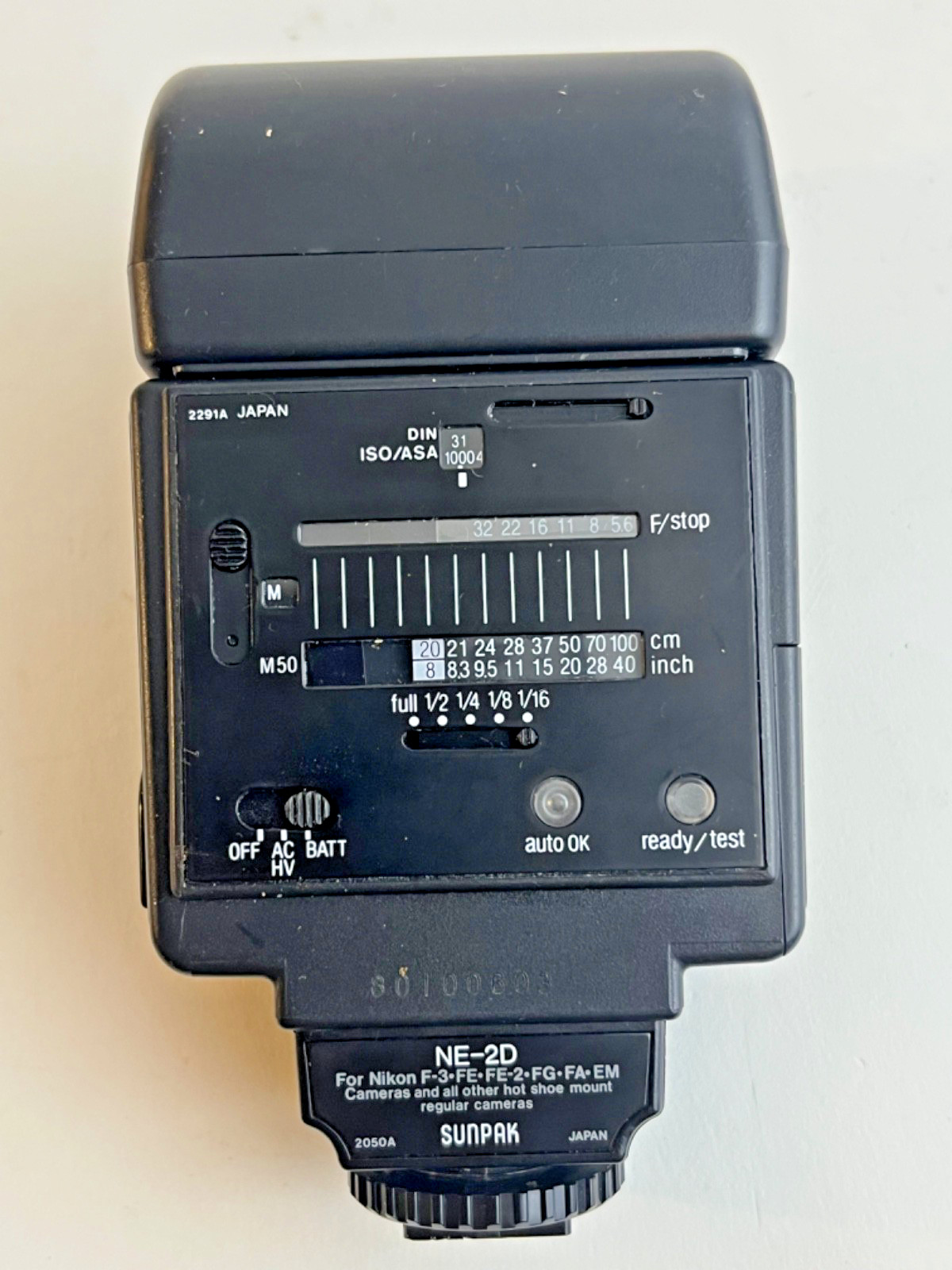 Dine Corp Auto-Exposure Macro Light + Sunpak NE-2D Nikon Module & AD-27A AC