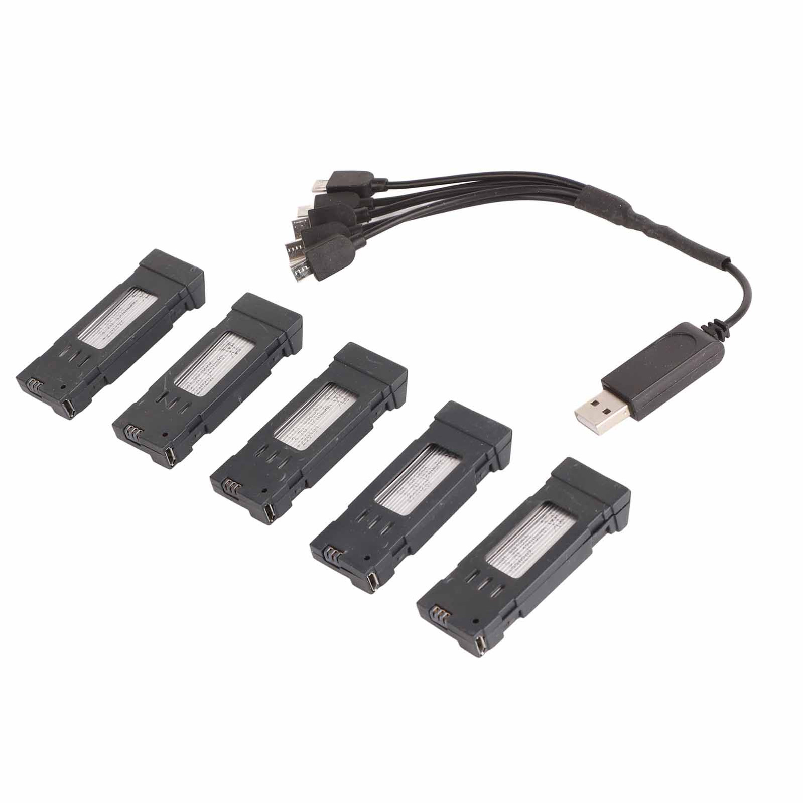 (3.7V 1200mAH Lithium Battery Portable Drone Battery With 5 In 1 Charger FA