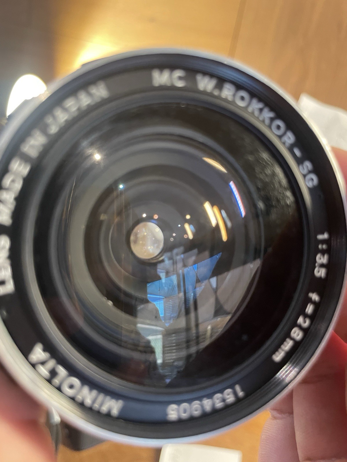 *Rare : Near Mint* Minolta XG-SE Film Camera MC W Rokkor 28mm F/3.5 From Japan