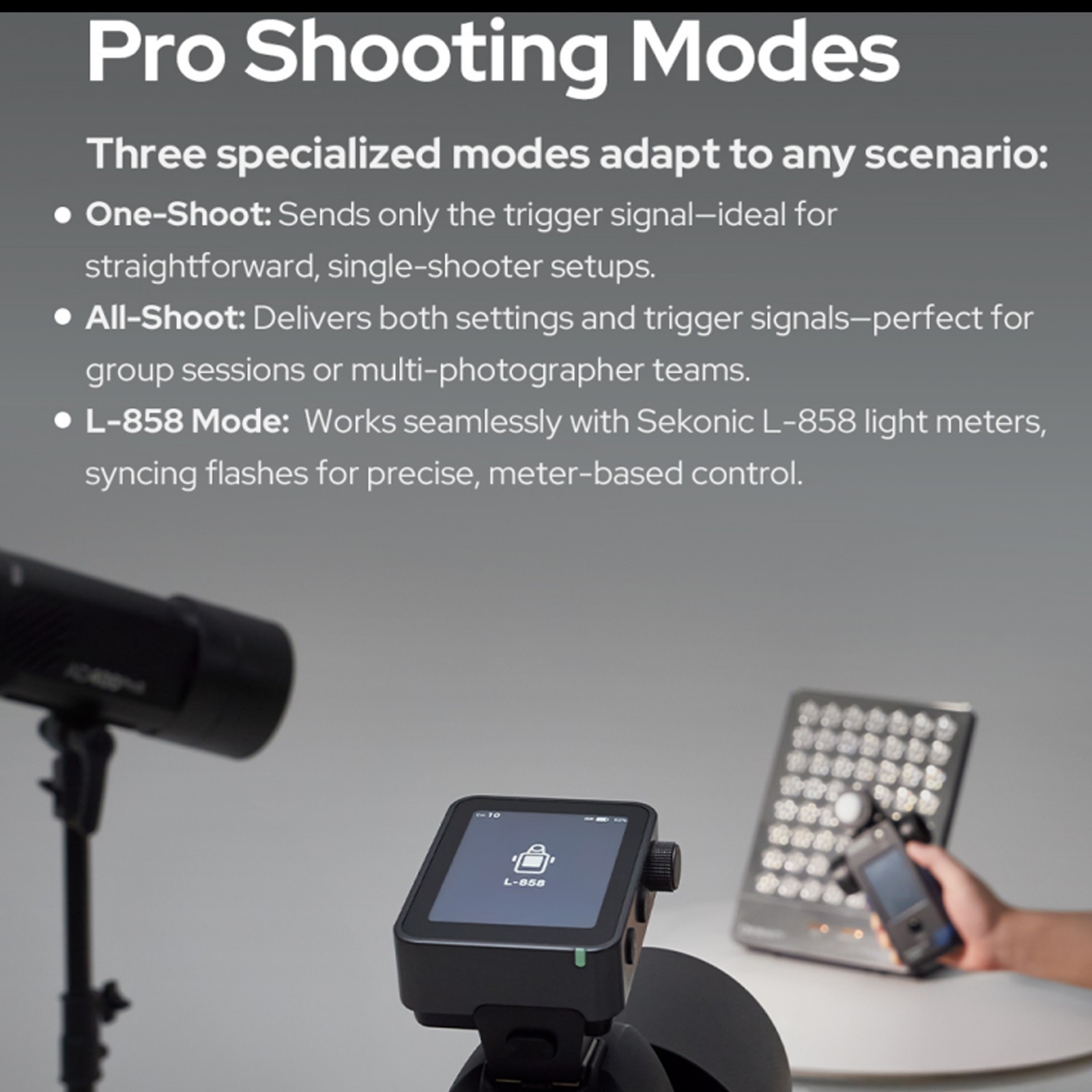 Godox X3Pro N Wireless Touchscreen 2.4″ LCD Screen TTL Flash Trigger for Nikon