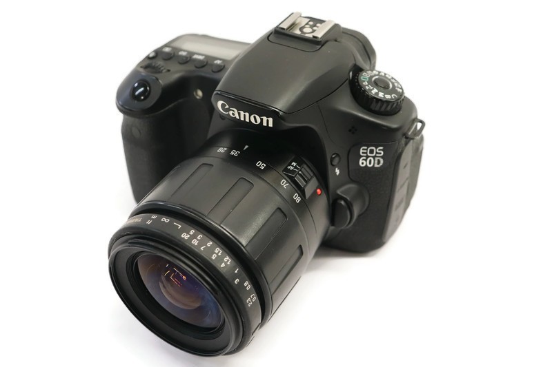 CANON EOS 60D DSLR Camera w/EF 50mm f/1.8 STM + TAMRON 28-80mm Lens + Batt & Chg