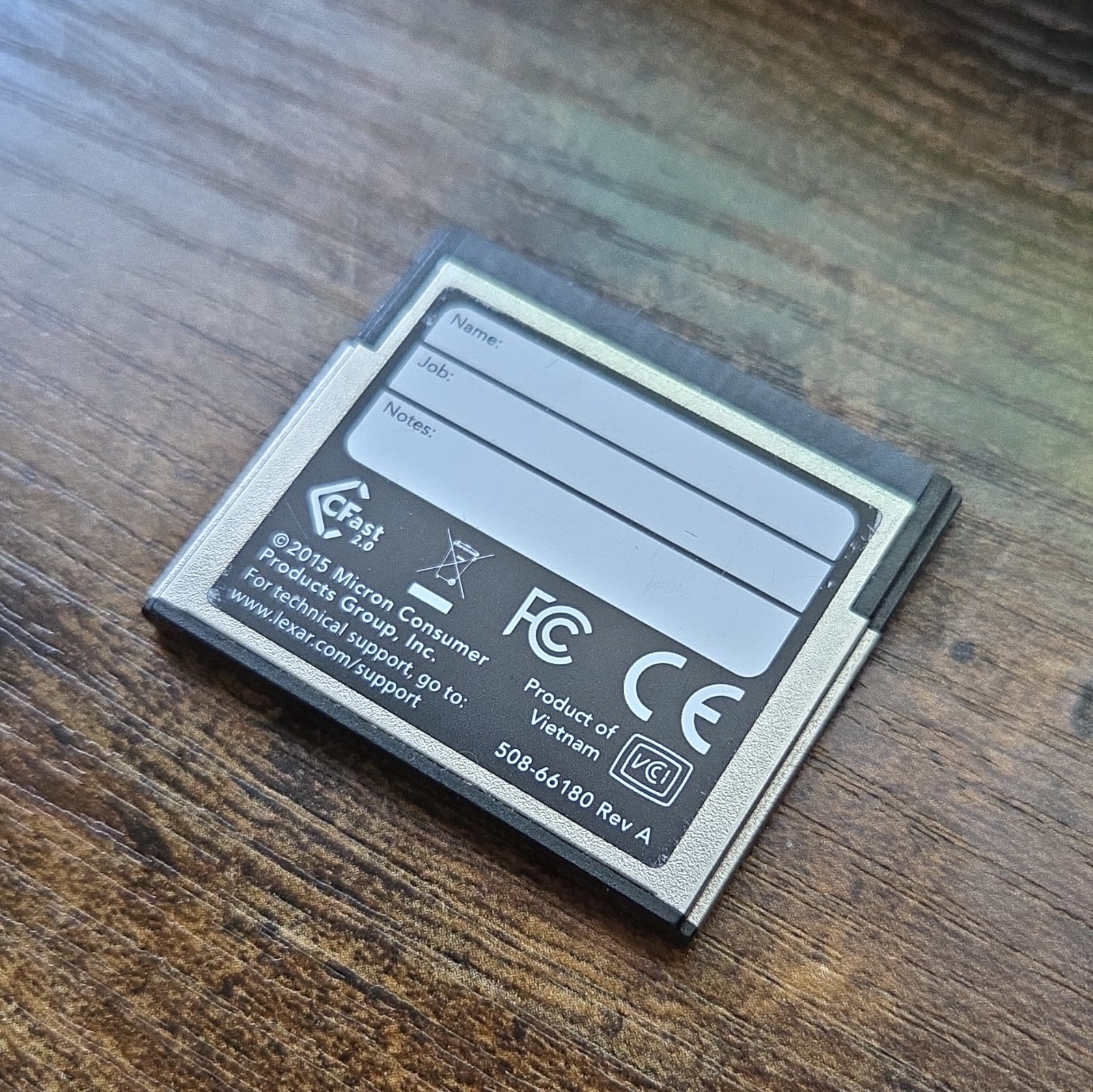 Lexar Professional CFast 2.0 128GB 3600x High Speed Memory Card 540MB/s