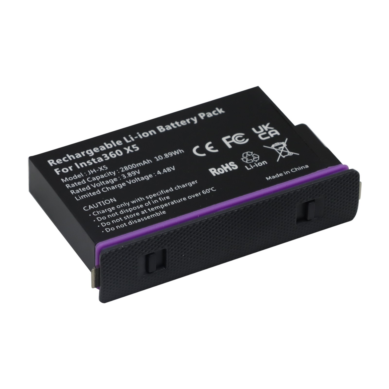 NEW Rechargeable Battery for Insta360 X5 Action Camera CINSBAHA 2800mAh