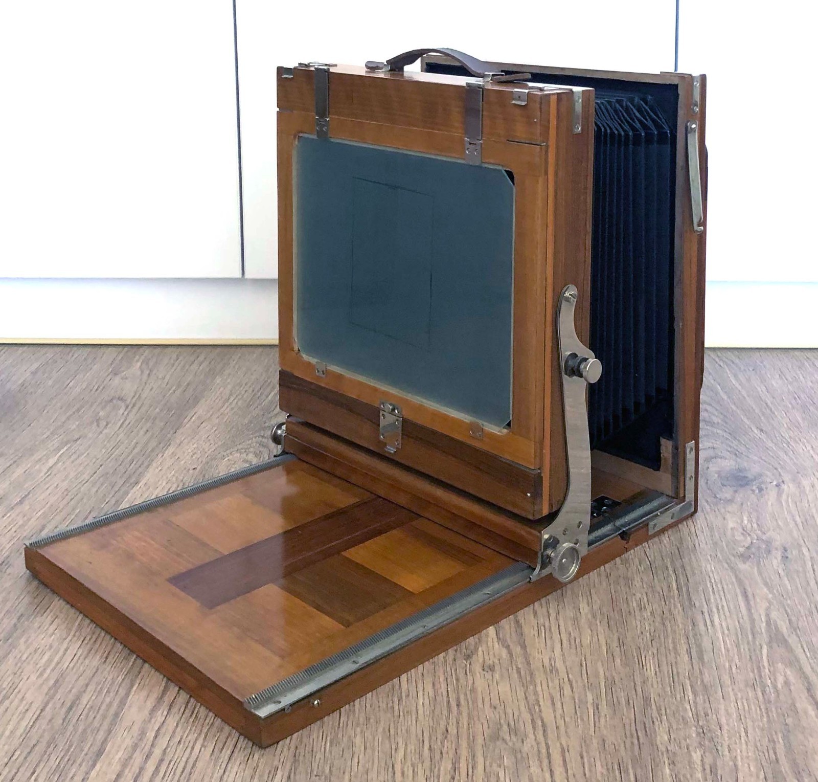Soviet FK 18x24cm Vintage large format Wooden camera with I-37 4.5/300mm lens