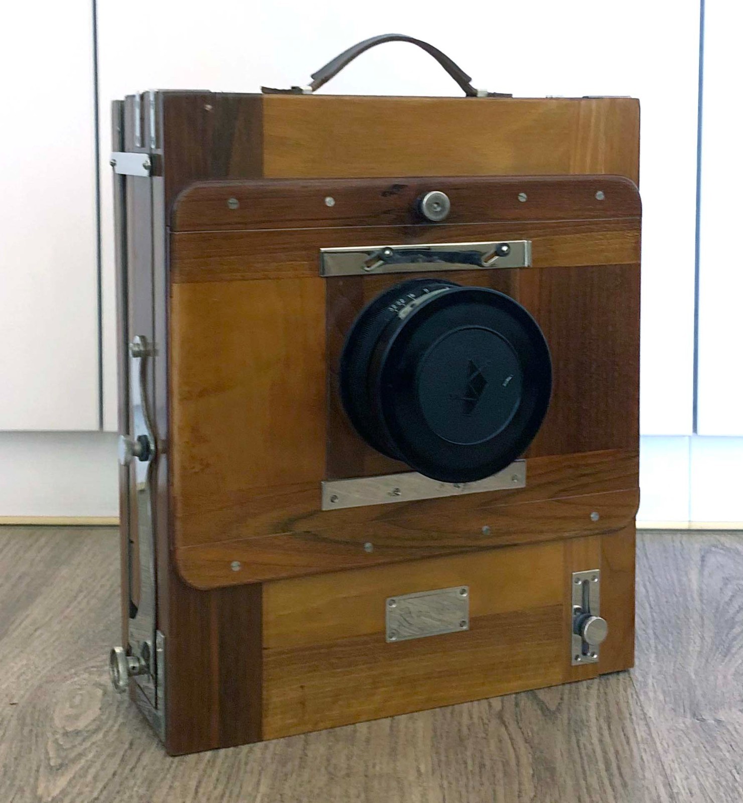 Soviet FK 18x24cm Vintage large format Wooden camera with I-37 4.5/300mm lens