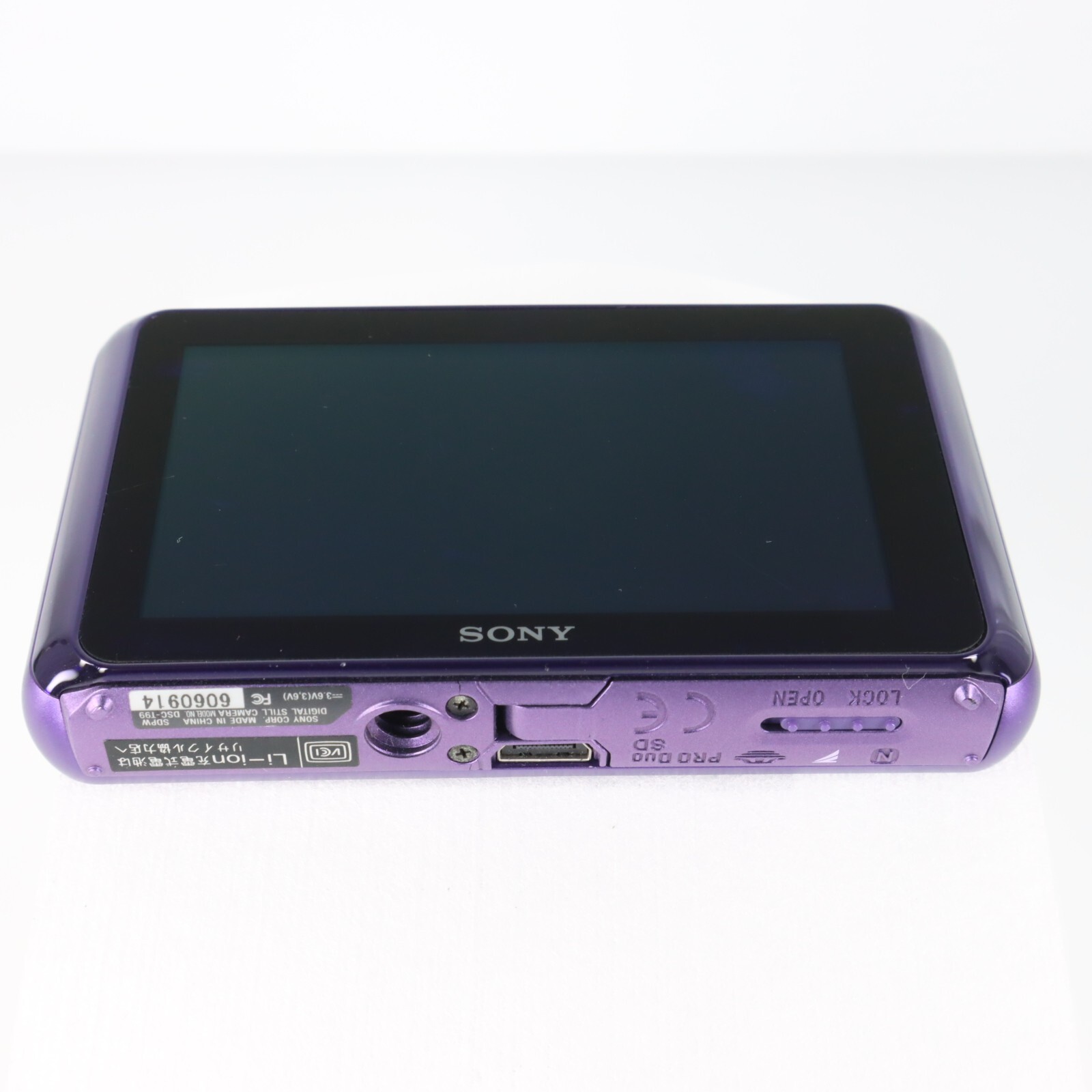 Sony Cyber-Shot DSC-T99 14.1MP Digital Camera Tested Working Purple