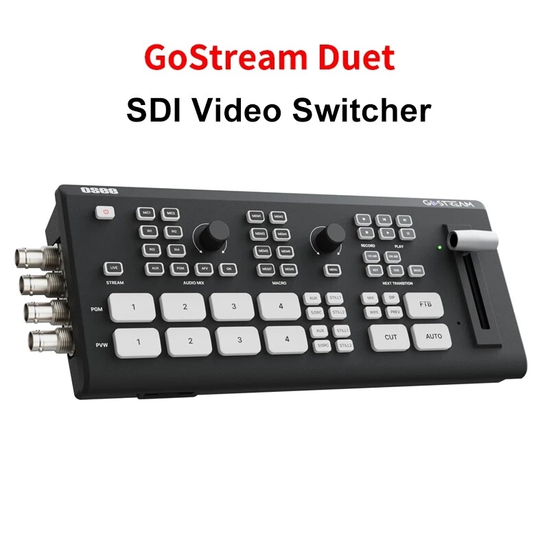 OSEE GoStream Duet Multiple Camera Video Switcher Dual SDI-HDMI Live Streaming