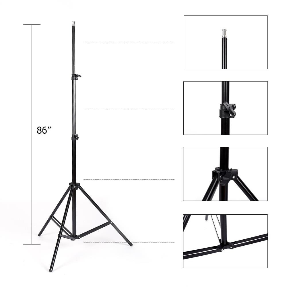 2x Photography Softbox Lighting Stand Photo Equipment Soft Box Studio Light Set