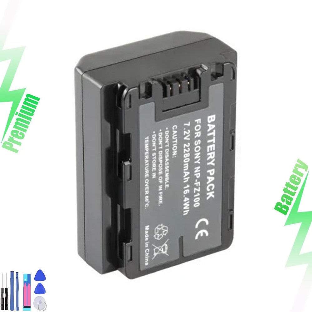 for NP-FZ100 battery for ILCE-9 A9 A7RM3 A7RIII A7R3 2280mah