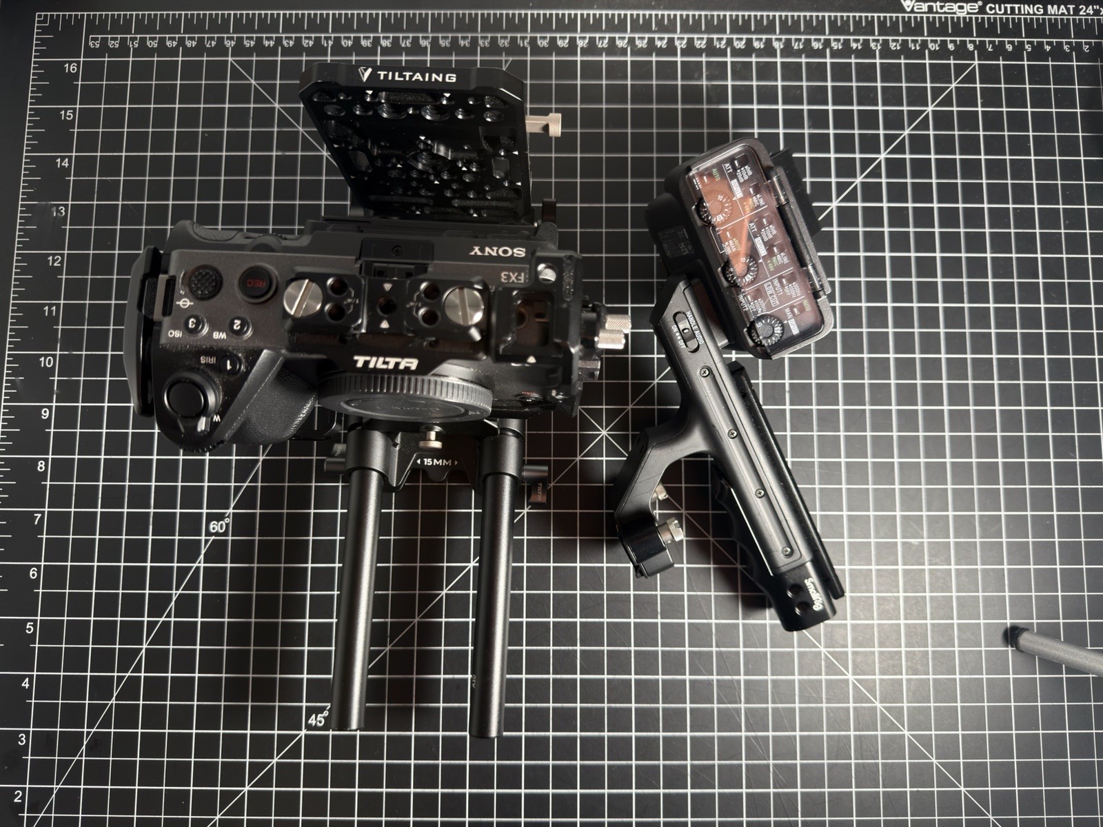 Sony Cinema Line FX3 Mirrorless Camera Body Tilta Cage + 2 ProGrade 160GB