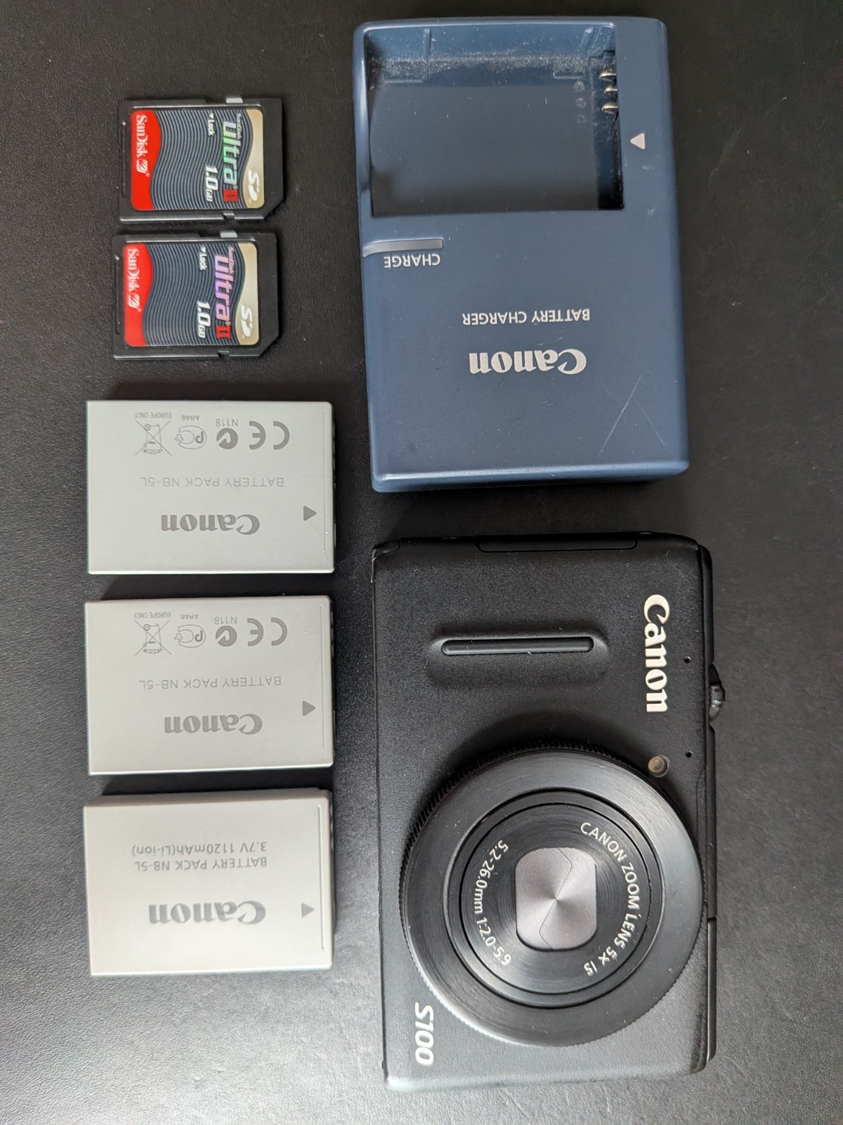 Canon PowerShot S100 12.1MP Digital Camera – Pristine Condition but Lens Error