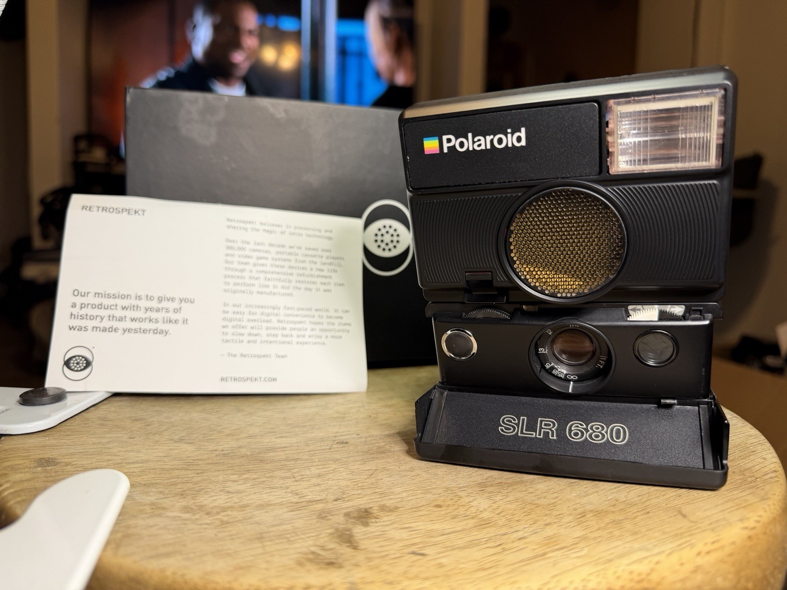 Polaroid SLR 680 Auto Focus Land Camera Restored by RETROSPEKT w/ Box TESTED