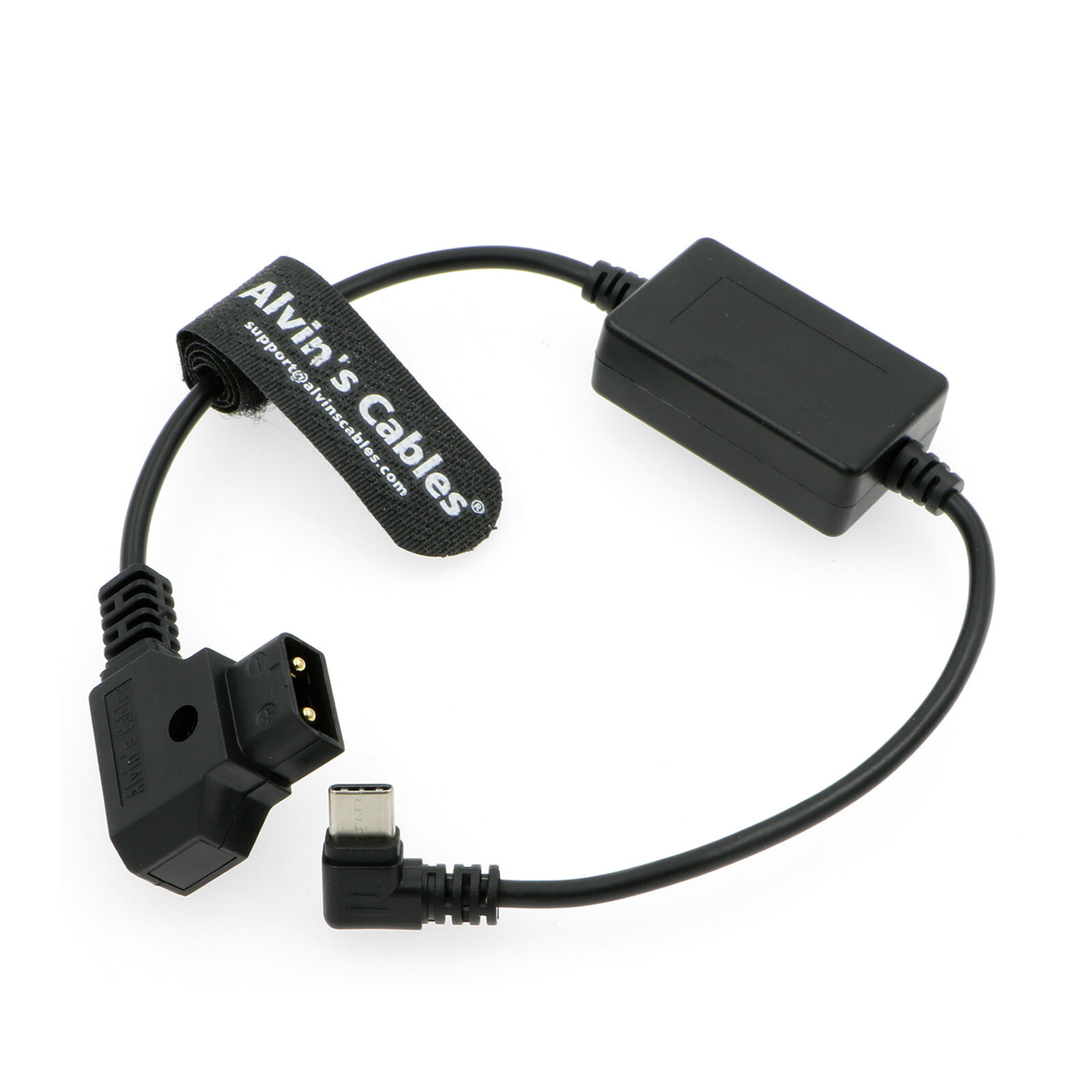 USB-C Type-C Right Angle to Dtap Power Cable Regulated 5V for Blackmagic 30cm