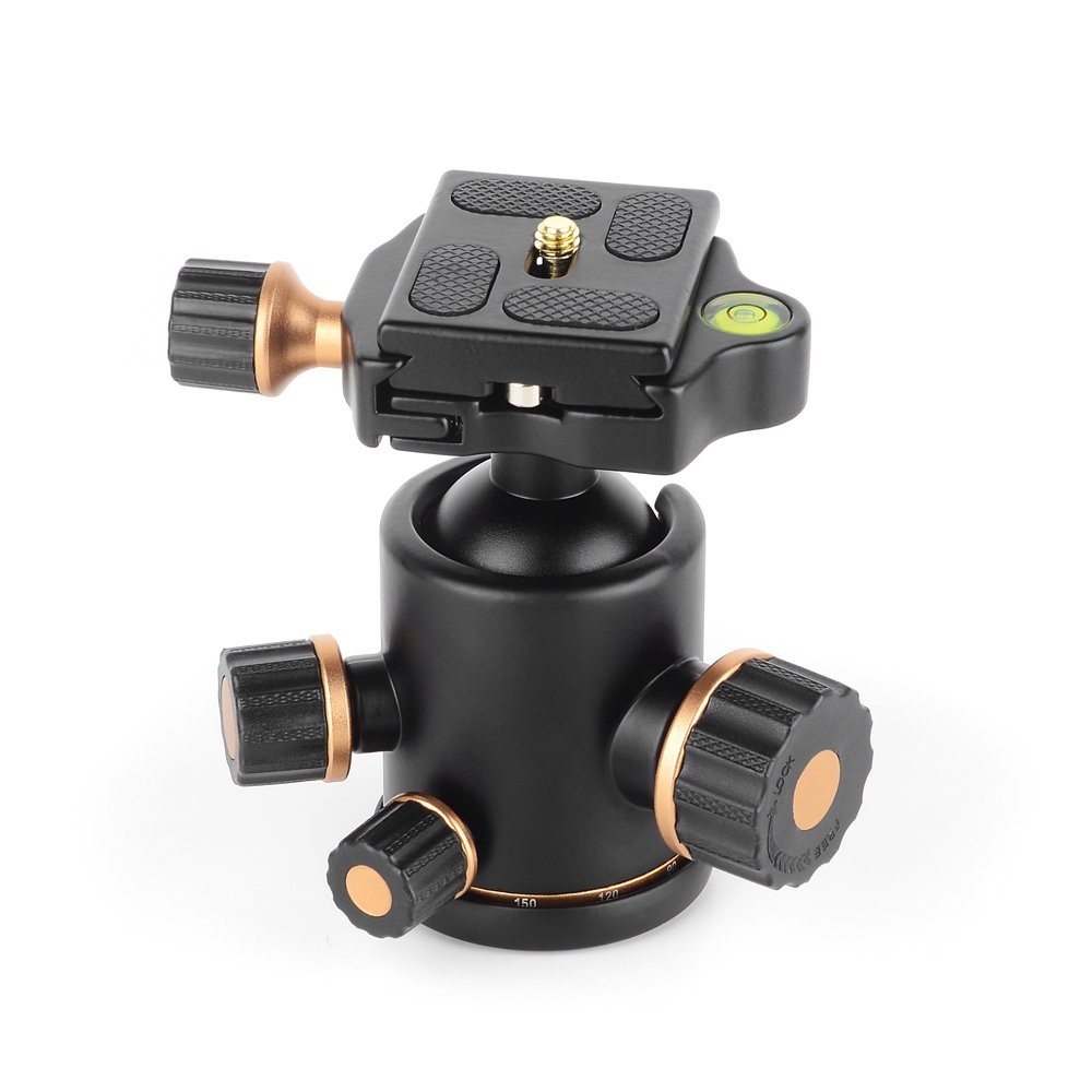 PERGEAR 360 Degree Swivel Tripod Ball Head 8KG Loading Capacity 14oz