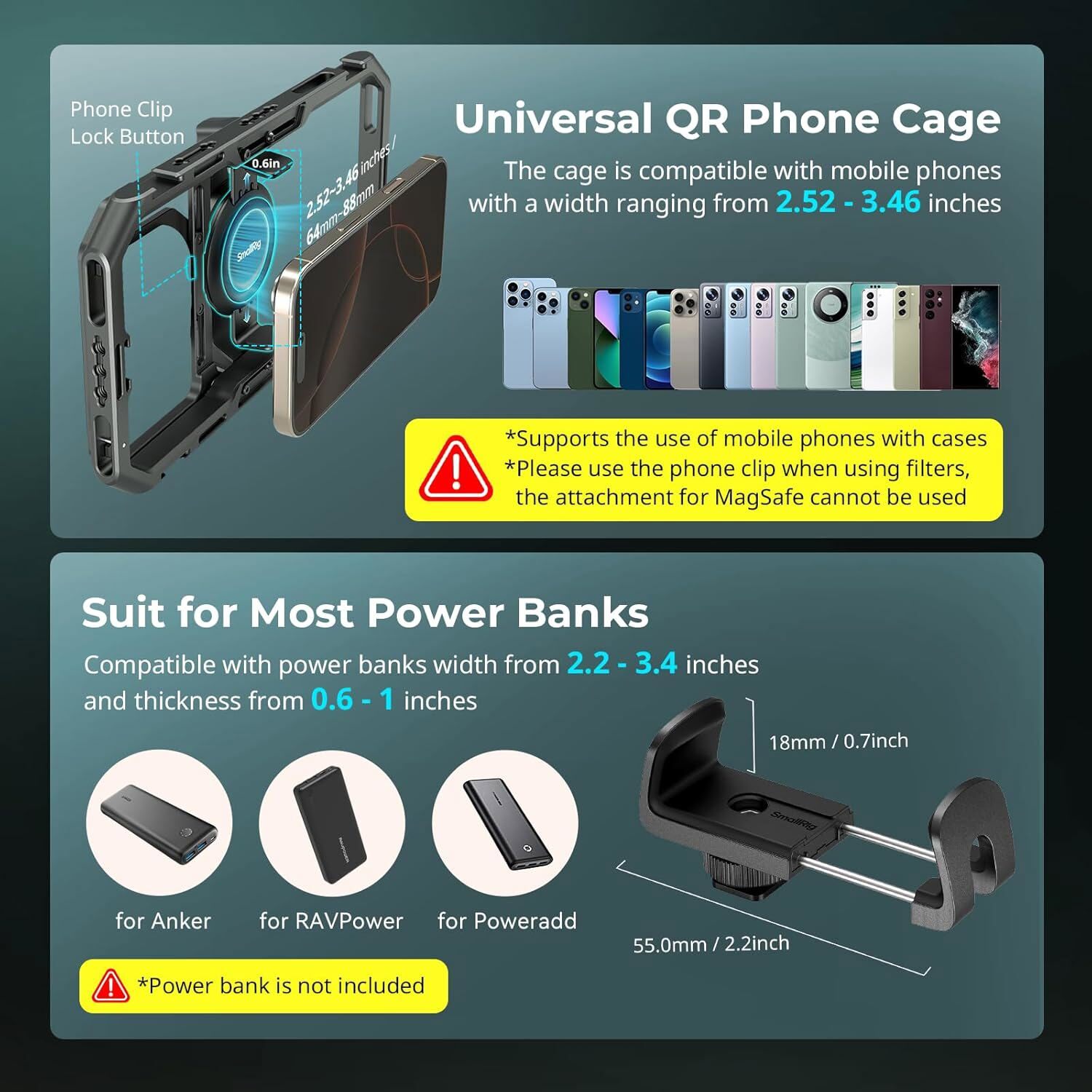 SmallRig x Brandon Li All-in-One Mobile Video Kit for iPhone fr Samsung fr Pixel