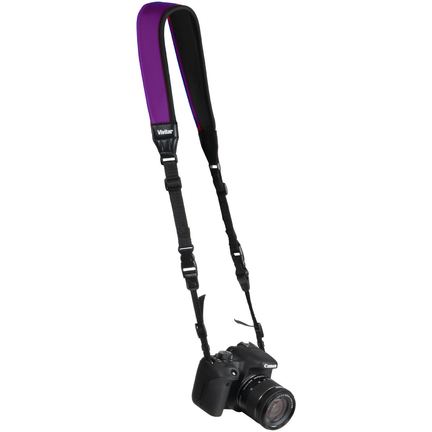 Vivitar Universal Neoprene Neck Strap for Camera Purple
