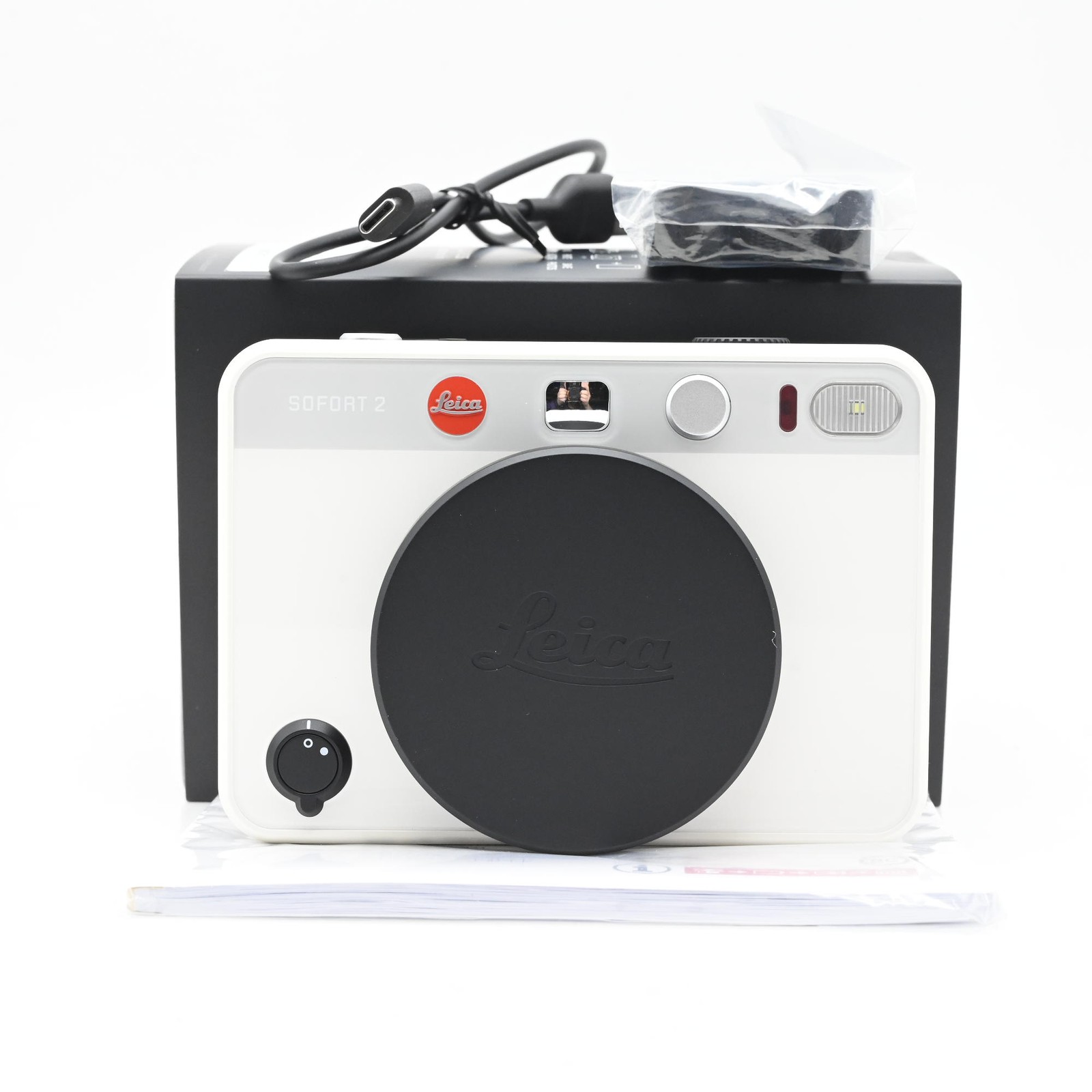 Leica 19188 Sofort 2 Instant Film Camera (Instax Film) White #Q