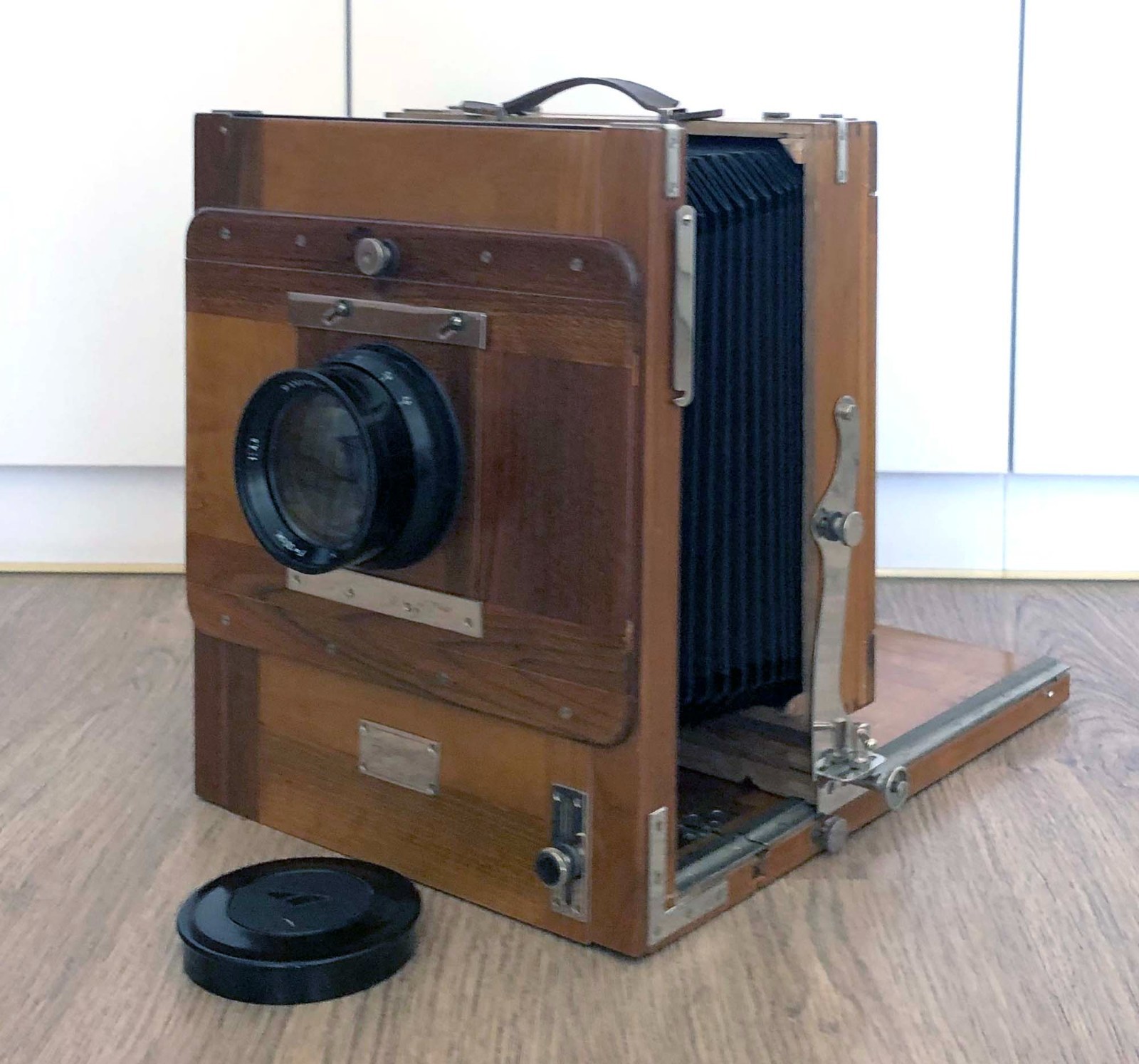 Soviet FK 18x24cm Vintage large format Wooden camera with I-37 4.5/300mm lens